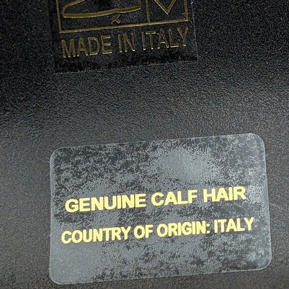 Chocolat Blu Yuna Genuine Calf Hair Clog Women's Cow Print Size US5 EU35 - Picture 7 of 12